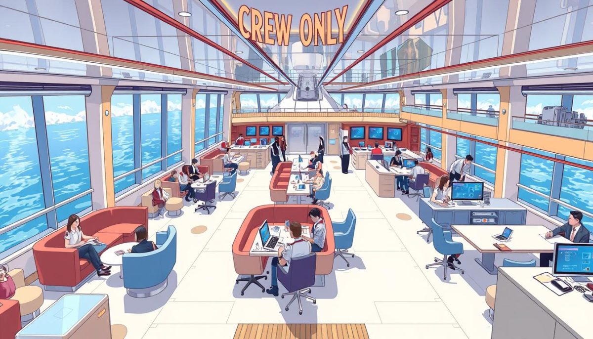 Crew-Bereiche Kreuzfahrt
